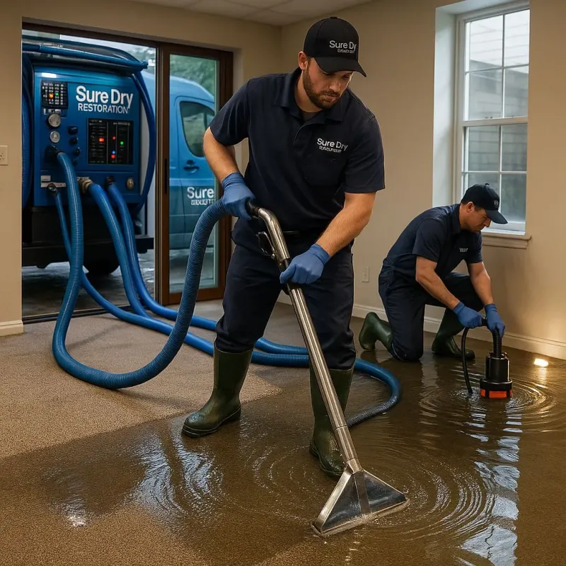 Water Extraction and Removal process in Kingston, NJ